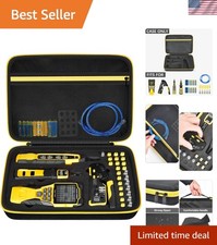 Black & Yellow Portable Cable Tester Case for Klein Tools - Shockproof Design picture