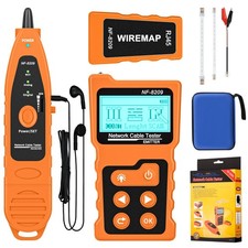 KOLSOL Network Cable Tester, Network Cable Tracker for Cat5/Cat6, NF-8209 PoE picture