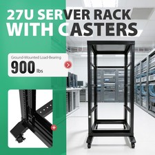 27U 4 Post Open Frame Server Rack Network 22