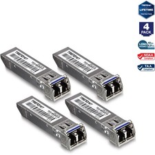 TRENDnet TEG-MGBS10/4, 4-Pack SFP Single Mode LC Module (10Km) picture