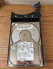 Vintage IBM Ultrastar 4.5GB SCSI HDD 00K4152 Hot Swap Drive with Caddy 1999 picture
