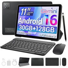 Tablet 11 Inch Android 16 30GB RAM+128GB ROM (TF 1TB) with Octa-Core 7800mAh picture