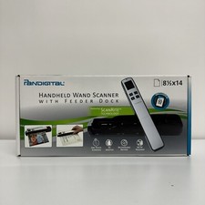 Pandigital Hand-Held Wand Scanner With Feeder Dock - Purple picture