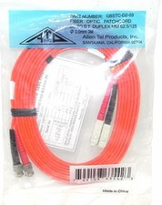 NEW ALLEN TEL PRODUCTS GBSTC-D2-03 FIBER OPTIC PATCHCORD 3.0mm 3M picture