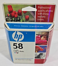 HP 58 Photo Ink Cartridge C6658AN Genuine New Sealed Exp 02/2009 picture