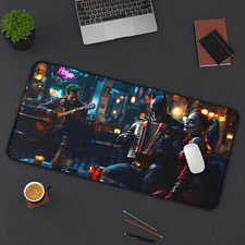 Desk Mat&Mouse Pad:Batman , Joker, Harley Quinn Friendship ,Custom Desk Mat picture