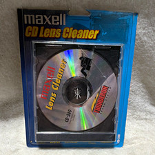 Maxell CD-340 CD Lens Cleaner Cleaning Disc Advanced Angle Brush DVD CD-ROM picture