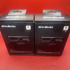 Lot Of 2 NEW AVerMedia PW313 Live Streamer Camera Full HD 1080p picture