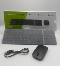 Keyboard and Mouse Combo seenda Wireless Bluetooth  (USB + Dual BT) SKM64-3 picture