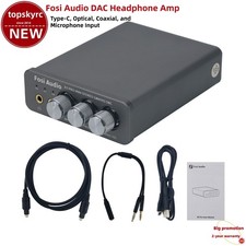 Fosi Audio K5 PRO MINI Stereo DAC Headphone Amp External USB Sound Card f/Laptop picture