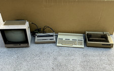 Vintage 1984 Commodore Home Computer 128 Monitor Model 1702 Printer 1526 MPS 803 picture