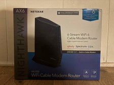 NETGEAR Nighthawk CAX30 AX2700 WiFi 6 DOCSIS 3.1 Cable Modem Router 6-Stream NEW picture