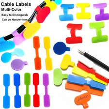 Write On Cord Labels Cable Tags Wire Markers for Cable Identification ﻿ picture