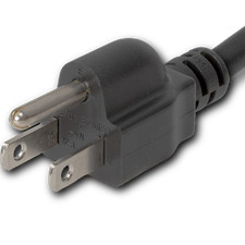 15 Pack of 5-15P to 3x 5-15R 15A 125V Splitter - Black - 1.5ft picture