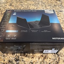 NETGEAR Nighthawk AXE11000 Tri-Band WiFi 6E Router - Black RAXE500-100NAS picture