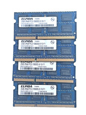 ELPIDA 4 x 2GB (8GB) Laptop RAM Memory 2Rx8 PC3-10600S EBJ21UE8BFU0-DJ-F TESTED picture