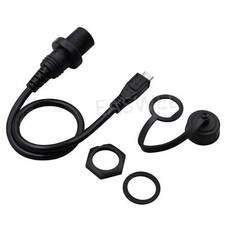 Micro USB 2.0 IP67 Waterproof Cable,Micro-USB 5pin IP 67 Male to Female Panel picture