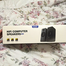 BLUEDEE SK900 HiFi Computer Speakers 2.0 Channel Wired System, Black picture