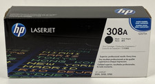 Genuine HP 308A Q2670A Black Toner Cartridge Color LaserJet 3500 3550 3700 NEW picture