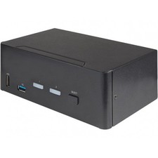 Startech SV231DHU34K6 2 PORT HDMI KVM SWITCH 4K DUAL MONITOR HDMI KVM CONSOLE HU picture