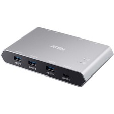 ATEN 2-Port USB-C Gen 2 Sharing Switch with Power Pass-through picture