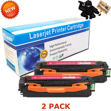 2PK CLT-M504S Magenta Toner Cartridge for Samsung SL-C1860FW SL-C1810W CLP-415NW picture