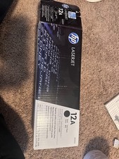 Genuine OEM HP 12A (Q2612A) Black Toner Cartridge – Open Box, Never Used picture