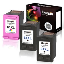 61XL Combo Pack Ink Cartridges for HP Deskjet 2540 2544 3512 3514 3516. picture