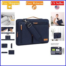 Navy Blue 360° Protective Laptop Shoulder Bag for 13-13.3 Inch Devices picture