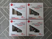 SIIG USB 3.1 2-Port USB Type-A PCIe Expansion Card - JU-P20912-S2 - Lot of 4 picture
