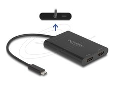 Delock Adapter USB Type-C to 2 x HDMI 4K 60Hz Adapter 64309 picture