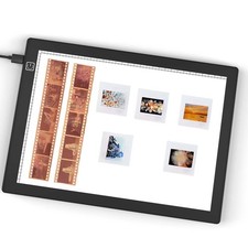 Slide Viewer Light Box 5600K 12”x8” Ultra-Thin Adjustable Brightness Backligh... picture