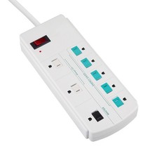 AblePower Energy Saver Surge Protector Power Strip 8 Outlet Managed 900J picture