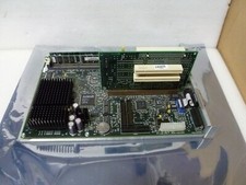 VINTAGE COMPAQ 296682-001 MOTHER BOARD + MEMORY + INTEL PENTIUM W/ MMX TECH picture