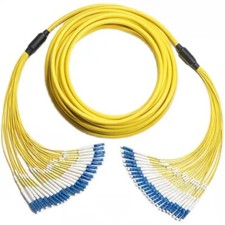 100M Single-Mode 24 Strand Preterminated LC Optical Fiber Cable Assembly Jumper picture