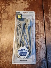 New QVS DB9/DB25 Female to DB9/DB25 Female Double & Cable CC327-10 picture