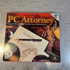 PC Attorney Create Over 200 Custom Legal Documents Software Windows XP CD-ROM picture