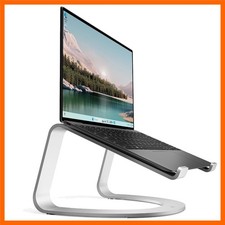 Curve SE, Ergonomic Aluminum Laptop and MacBook Stand, Silver picture