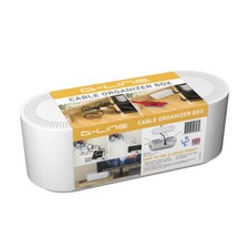 D-LINE 5-in x 12.75-in Plastic White CABLE MANAGEMENT BOX picture