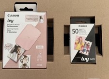 Canon IVY2 Pink Mini Photo Printer Bundle With 60 Sheets picture