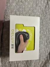 DELUX Seeker Ergonomic Vertical Wireless Mouse with OLED Screen (M618PLUS RGB picture