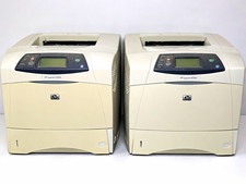HP LaserJet 4250n Monochrome Laser Printer, Black & White, Lot of 2 picture