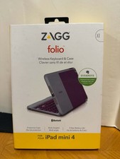 Zagg Folio Wireless Keyboard & Case for ipad Mini 4 picture