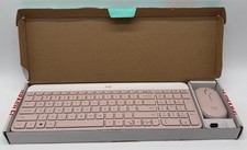 Logitech MK470 Slim MK470 Rose USB RF WLogitech MK470 Slim MK470 Rose Wireless K picture