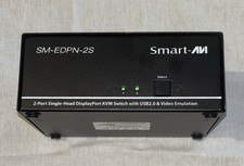 Smart-AVI SM-EDPN-2S Single Head 2-Port UHD 4k@60 DP KVM Switch EDID Aux Emulate picture