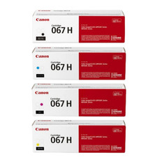 Canon 067H 4 Pack High Yield Toner Cartridge Set ( Black, Cyan, Yellow, Magneta) picture