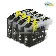 4PK LC103XL lc103xl Black ink Fits for MFCJ245 J285DW J450DW J470DW J475DW picture