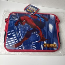 Avon Marvel Spiderman Childrens Travel Desk Laptop Dry Erase Surface Storage Bag picture