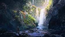 Landscape max suleimanov art spring waterfall Custom Gaming Mat Desk picture