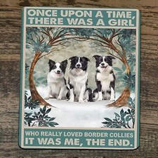 Mouse Pad Once Upon a Time There was a Girl who Really Loved Border Collies Dogs picture